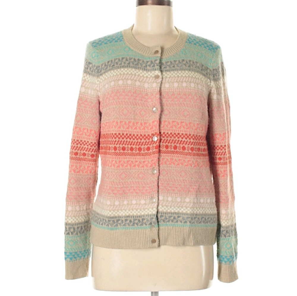 Soft Talbots Pastel Cardigan